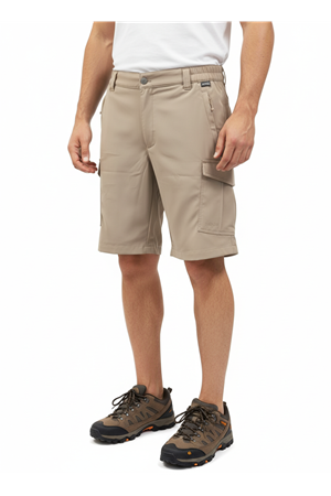 Noble Plus Playoff Erkek Şort Kapaklı Cep Bej