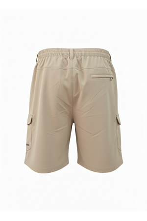 Noble Plus Playoff Erkek Şort Kapaklı Cep Bej
