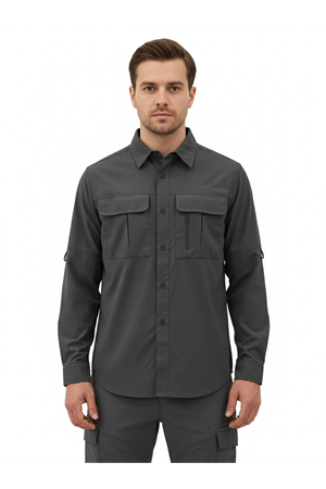 Noble Napoli Playoff Gömlek Antrasit