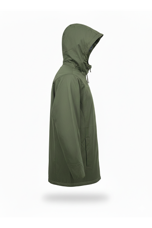 Ziege - Playoff Yeşil Kapüşonlu Yağmurluk & Rüzgarlık Teknik Ceket