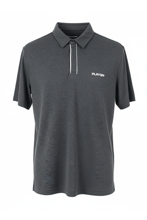 Playoff Polo Yaka T-Shirt Antrasit