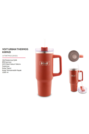 Voıt Urban Playoff Thermos  Kırmızı