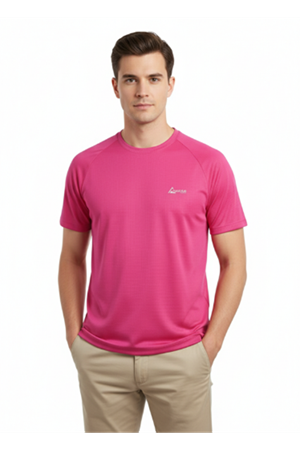 Noble Playoff Unisex T-Shirt Pembe