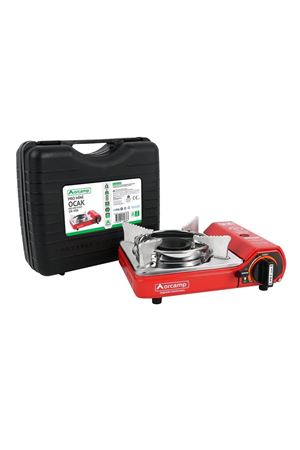 Orcamp Tekli Mini Portatif Ocak Gaz Stop Emniyetli / Kırmızı