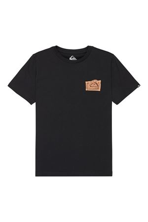 QUIKSILVER HERITAGE SS Anthracite - Solid ERKEK ÇOCUK T-SHIRT