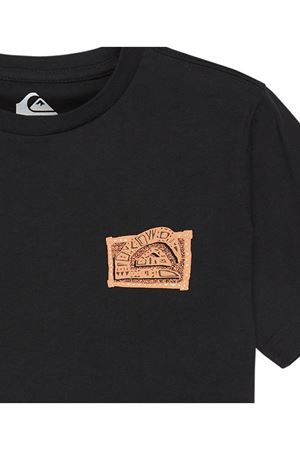 QUIKSILVER HERITAGE SS Anthracite - Solid ERKEK ÇOCUK T-SHIRT