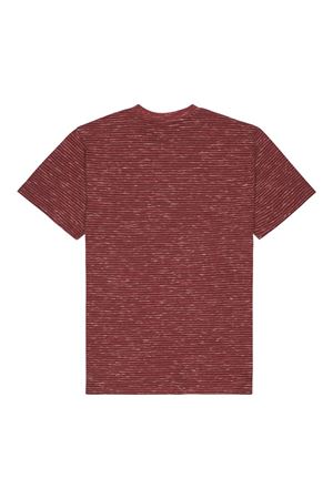 QUIKSILVER LOPAZ STRIPED S Burnt Russet - Stripe_1 ERKEK T-SHIRT