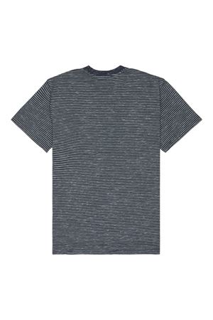 QUIKSILVER LOPAZ STRIPED S Total Eclipse - Stripe_1 ERKEK T-SHIRT