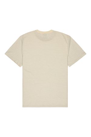 QUIKSILVER LOPAZ STRIPED S Snow White - Stripe_1 ERKEK T-SHIRT