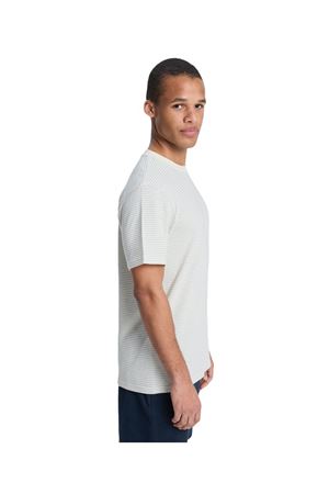QUIKSILVER LOPAZ STRIPED S Snow White - Stripe_1 ERKEK T-SHIRT