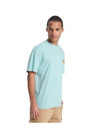 QUIKSILVER FRUITS TIDE Blue Haze - Solid ERKEK T-SHIRT