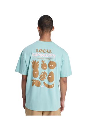 QUIKSILVER FRUITS TIDE Blue Haze - Solid ERKEK T-SHIRT