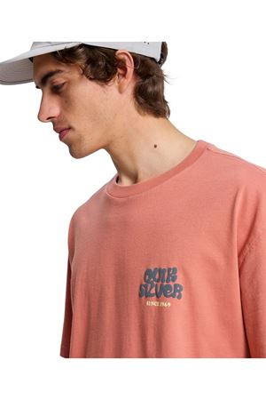 QUIKSILVER FRUITS TIDE Desert Sand - Solid ERKEK T-SHIRT