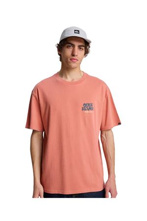 QUIKSILVER FRUITS TIDE Desert Sand - Solid ERKEK T-SHIRT