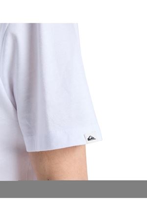 QUIKSILVER EV STARTING GRI Bright White - Solid ERKEK T-SHIRT