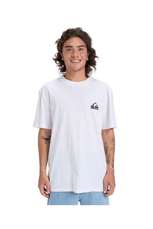 QUIKSILVER EV MINI LOGO Bright White - Solid ERKEK T-SHIRT