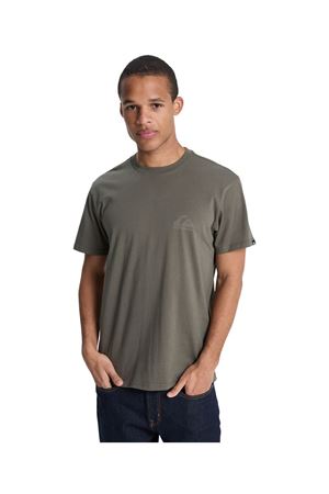 QUIKSILVER EV MINI LOGO Iris Leaf - Solid ERKEK T-SHIRT