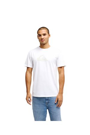 QUIKSILVER EV COMP LOGO Bright White - Solid ERKEK T-SHIRT
