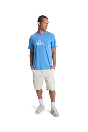 QUIKSILVER EV COMP LOGO Riviera - Solid ERKEK T-SHIRT