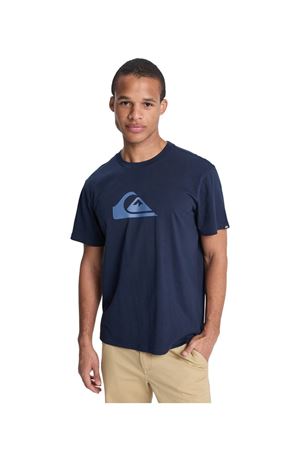 QUIKSILVER EV COMP LOGO Total Eclipse - Solid ERKEK T-SHIRT