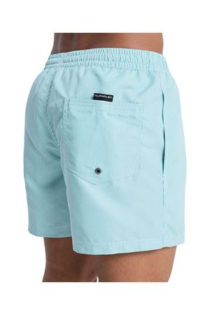 QUIKSILVER DELUXE 15 Aqua - Solid ERKEK VOLLEY SHORT