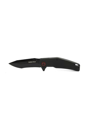 Swiss+Tech G10 Folding Knife-Black TiNi ST014002