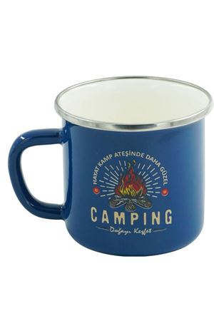 Orcamp Emaye Kupa Mavi 330 ml 
